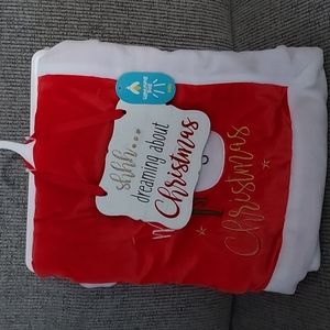 NWT baby 1st Christmas blanket